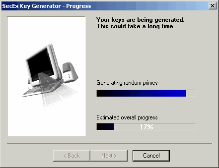 key generator progress